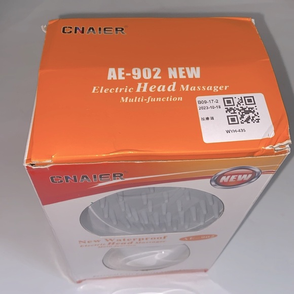 CNAIER AE-902 Multi-functional Electric Head Massager w/ 7 Vibration Modes, NIB - Picture 7 of 10